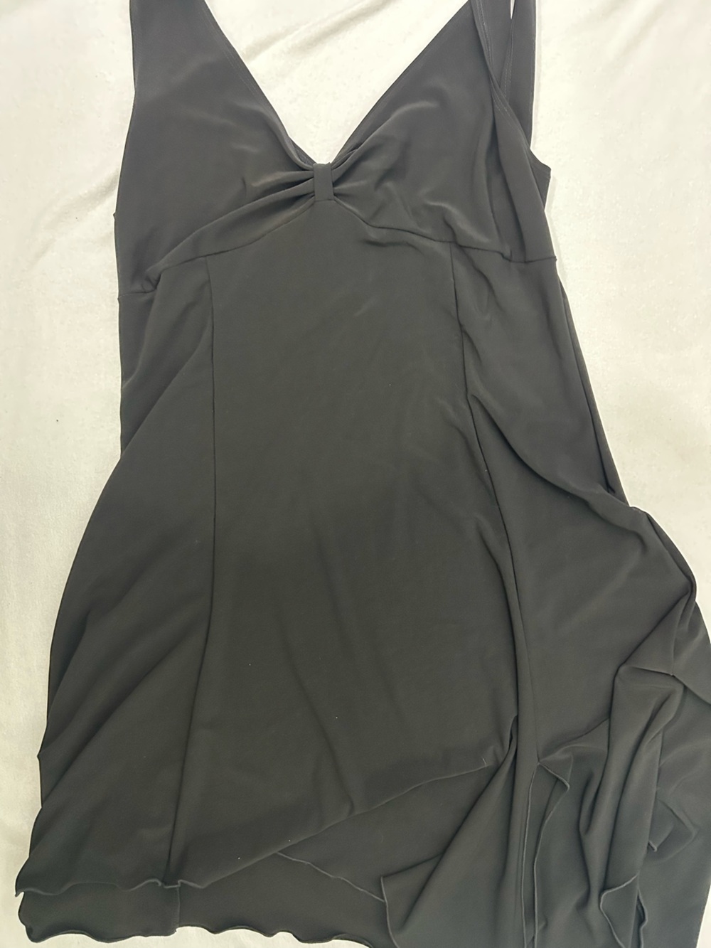 Chesley Black V-Neck Sleeveless Dress